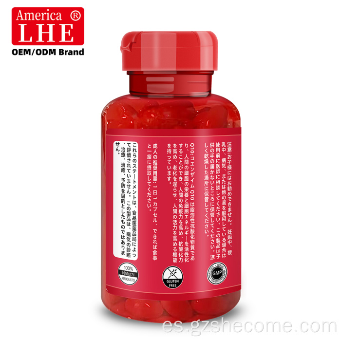 Shecome CoQ10 Softgels Soporte celular para la salud del corazón